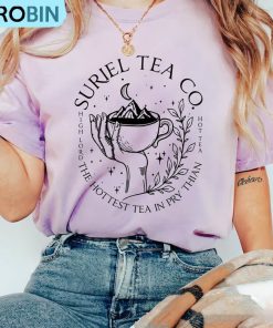 Suriel Tea Co Comfort Shirt, Sarah J Maas Short Sleeve Crewneck