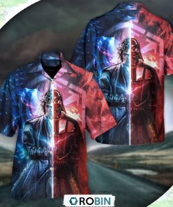 SW Darth Vader Cool Hawaiian Shirt Owl Ohh, Shirt For Summer