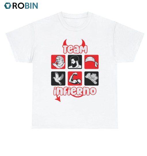 Team Infierno Funyn Shirt, Casa De Los Famosos Wendy Poncho Sweater