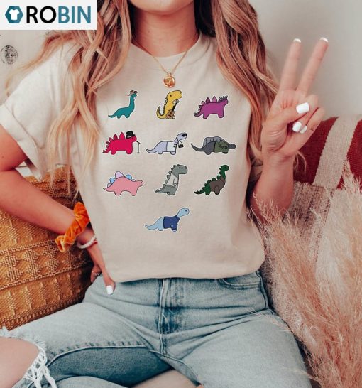 The Eras Tour Dinosaur Shirt, Swiftie Crewneck Unisex Hoodie