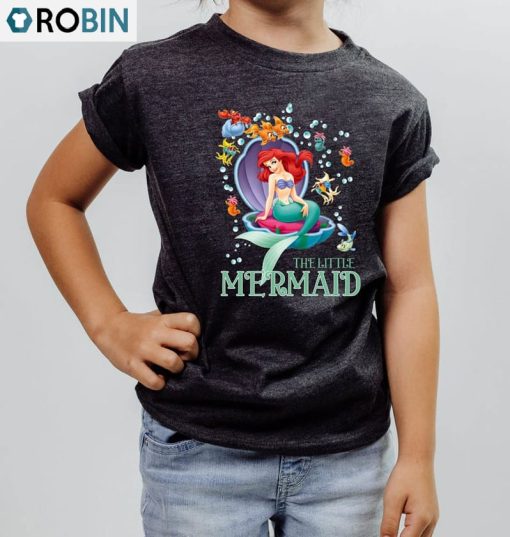 The Little Mermaid Disney Princess Shirt, Black Queen Sweater Crewneck