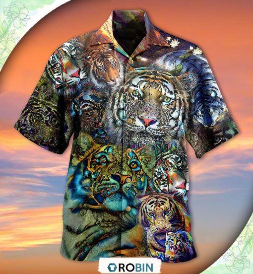 Tiger Lover Style Hawaiian Shirt, Shirt For Summer