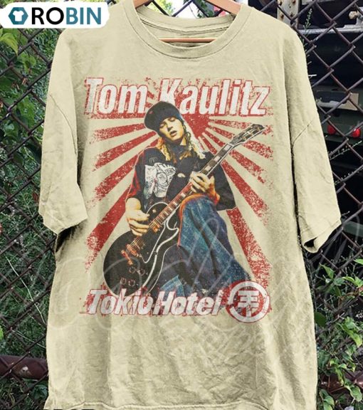 Tokio Hotel Shirt, Tom Kaulitz Vintage Short Sleeve Unisex T-shirt For Men Women