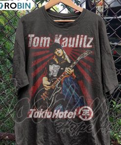 Tokio Hotel Shirt, Tom Kaulitz Vintage Short Sleeve Unisex T-shirt For Men Women