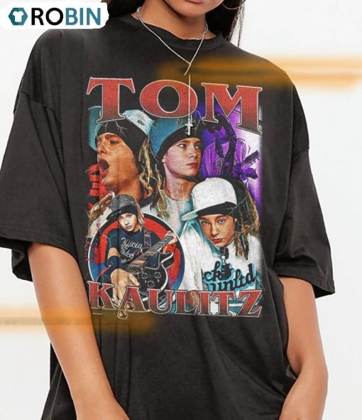 Tom Kaulitz Vintage Shirt, Trendy Music Tour Crewneck Unisex T-shirt