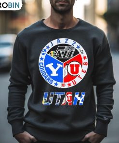 Utah Sports Teams Jazz Utes And Cougars Shirt Utah Sports Teams Jazz Utes And Cougars Shirt