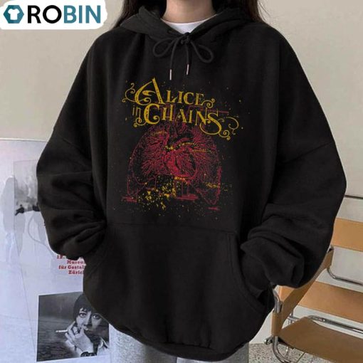 Vintage Alice In Chains Band Shirt, Rock Music Unisex T-shirt Tee