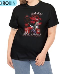 Vintage Elly De La Cruz Shirt, Reds Baseball Short Sleeve Sweater