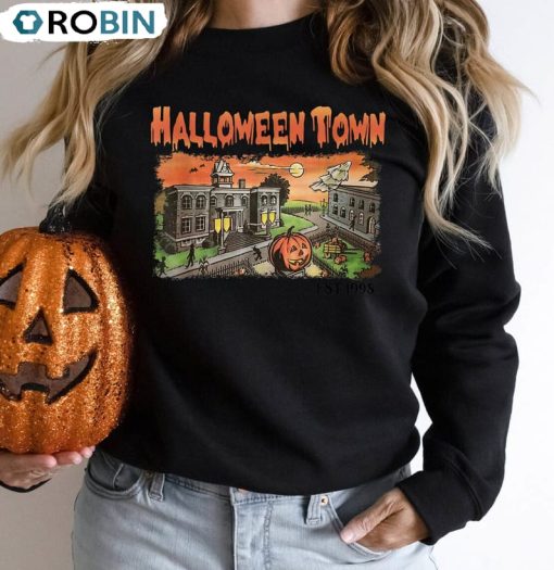 Vintage Halloweentown Est 1988 Shirt, Disney Halloween Unisex Hoodie