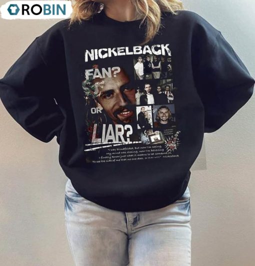 Vintage Nickleback Band Shirt, Nickleback Get Rollin Album 2023 Crewneck Unisex T-shirt