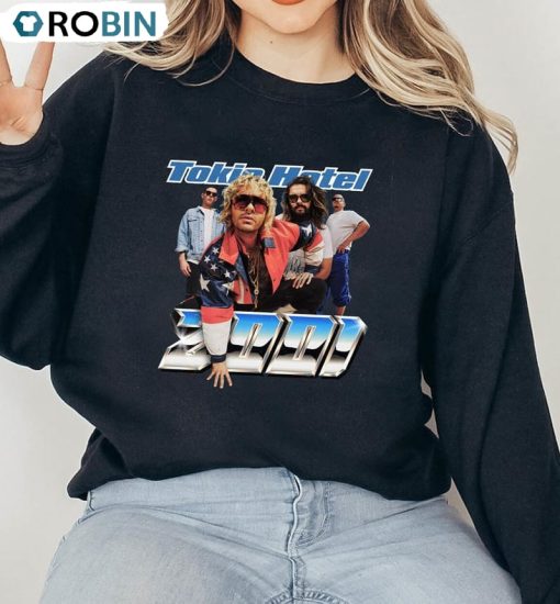 Vintage Tokio Hotel Band Shirt, Retro Long Sleeve Sweatshirt