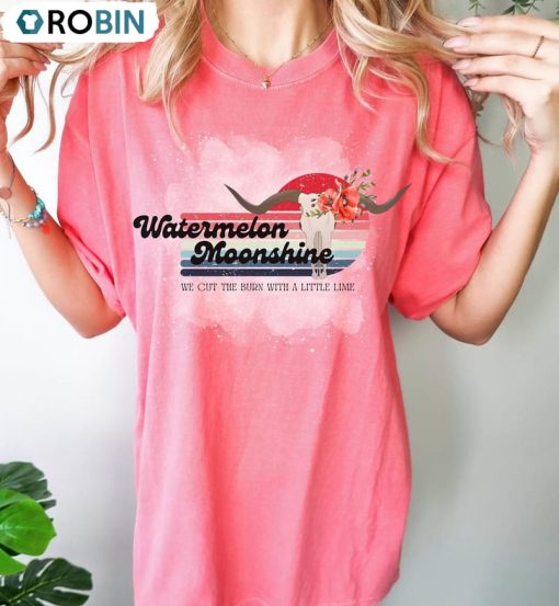 Watermelon Moonshine Concert Shirt, Lainey Wilson Sweatshirt Short Sleeve