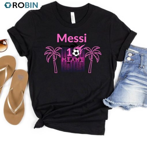 Welcome Messi To Miami Shirt, Soccer Fans Tee Tops