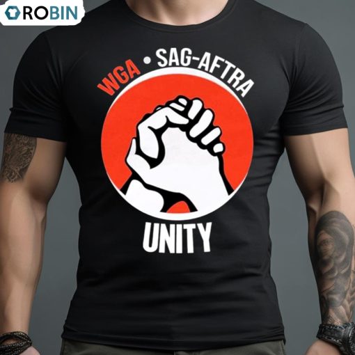 Wga Sag Aftra Unity Together T Shirt