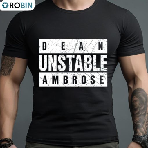 Will Freeark Wearing Dean Ambrose Unstable Shirt