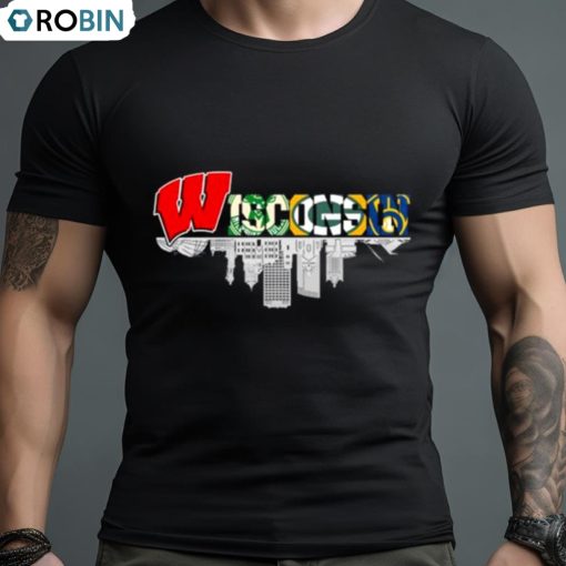Wisconsin Sport Team Champions Skyline 2023 Shirt