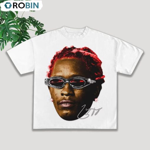Young Thug Rapper Shirt, Kanye Thugger Slime Season Crewneck Short Sleeve