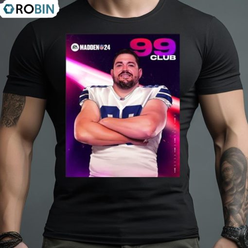 Zack Martin Dallas Cowboys Madden 24 99 Club 2023 Shirt