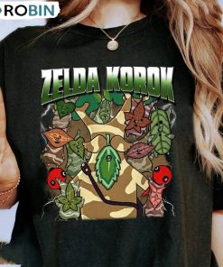 Zelda Korok Shirt, Flora Of Hyrule Unisex Hoodie Long Sleeve