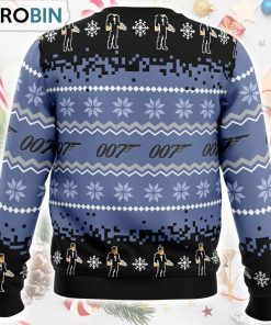 007 James Bond Ugly Christmas Sweater 007 James Bond Ugly Christmas Sweater