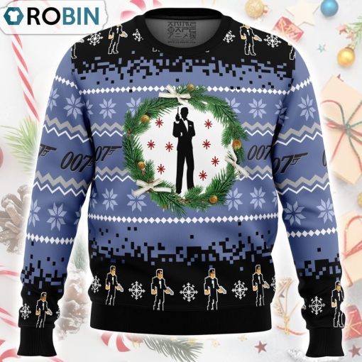 007 James Bond Ugly Christmas Sweater