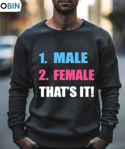 1 Male 2 Female That’s It Shirt