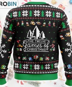 12 Games of Christmas Ugly Christmas Sweater