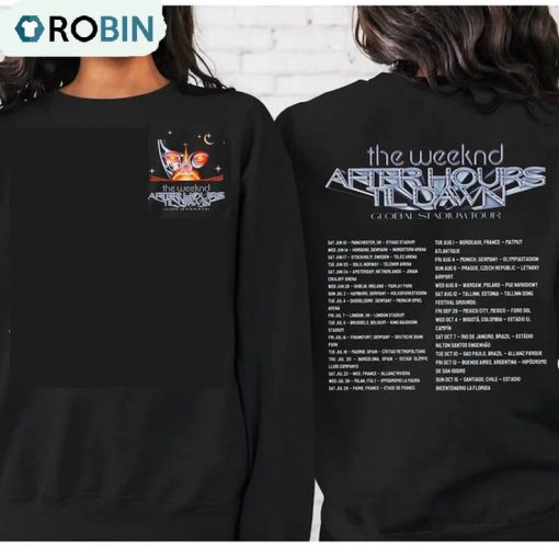 2023 After Hours Til Dawn Tour Shirt, 2023 Music Long Sleeve Unisex Hoodie