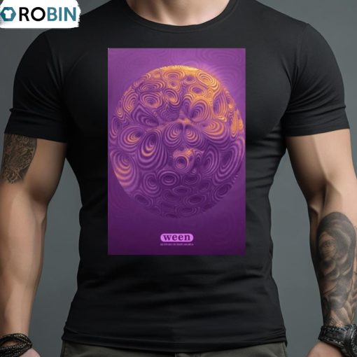 2023 Ween Tour Oakland, Ca Event Poster Shirt