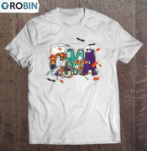 9 Womens Stethoscope Cma Medical Assistant Halloween Unisex Shirt