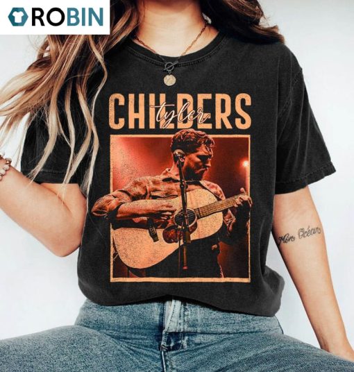 90s Retro Tyler Childers Music Shirt, Vintage Hounds To Heaven Unisex Hoodie Crewneck