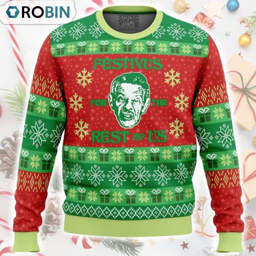 A Festivus for the Rest of Us Seinfeld Ugly Christmas Sweater