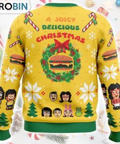 A Juicy Delicious Christmas Bob’s Burgers Ugly Christmas Sweater