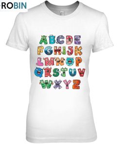 Abc Cute Monster Alphabet Halloween Teacher Costume Unisex Shirt Abc Cute Monster Alphabet Halloween Teacher Costume Unisex Shirt