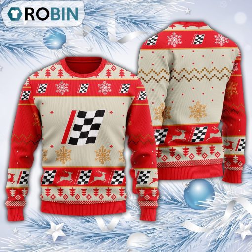 Advance Auto Parts Christmas All Over Print Ugly Sweater