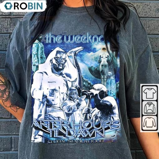 After Hours Til Dawn Tour 2023 Concert Shirt, Retro The Weeknd Unisex Shirt