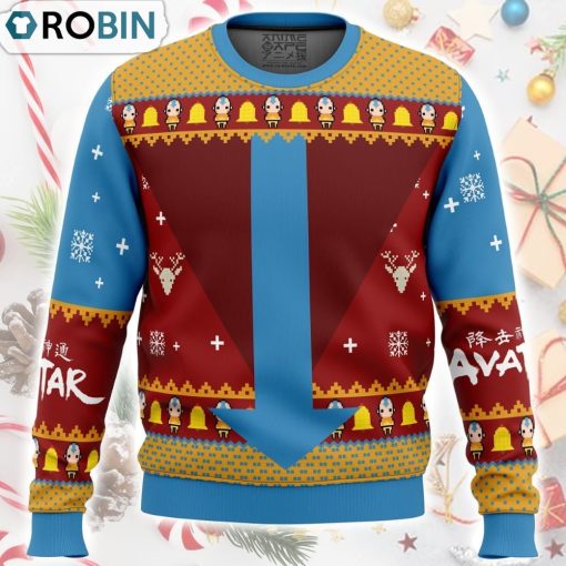 Airbenders Air Nomads Avatar Ugly Christmas Sweater