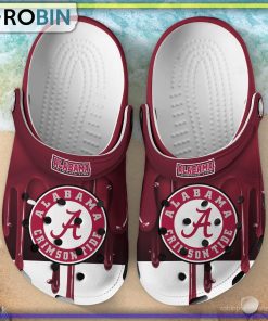 Alabama Crimson Tide 3D Melting Paint Printed Crocs Shoes