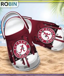 Alabama Crimson Tide 3D Melting Paint Printed Crocs Shoes