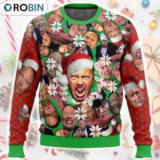 Alex Jones Ugly Christmas Sweater