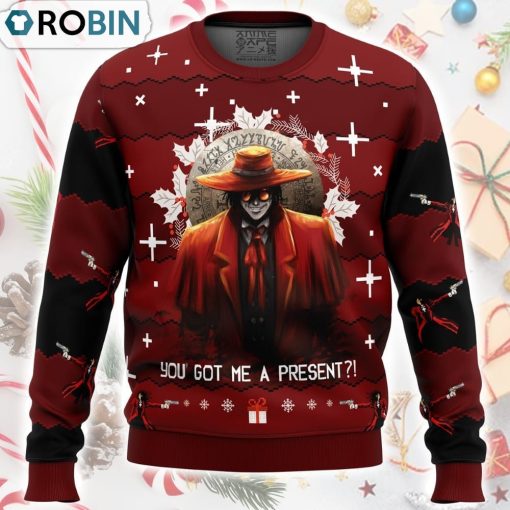 Alucard Hellsing Ugly Christmas Sweater