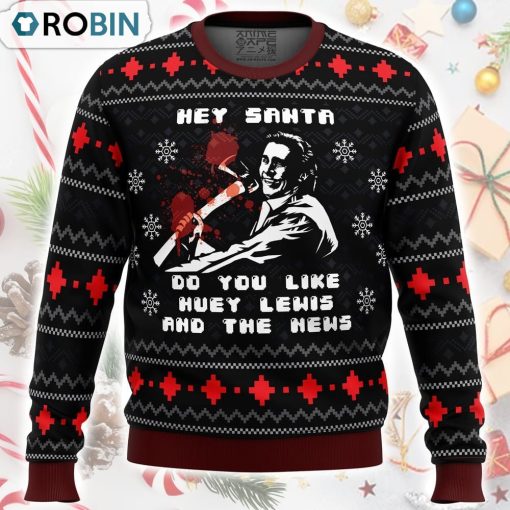 American Santa American Psycho Ugly Christmas Sweater
