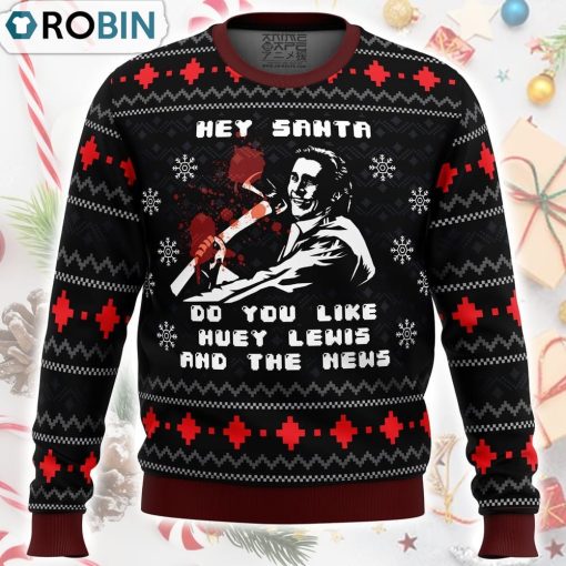 American Santa American Psycho Ugly Christmas Sweater