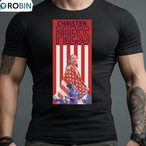 Americana Red Christen Press Shirt