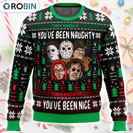 An Ugly Slasher Horror Movie Ugly Christmas Sweater