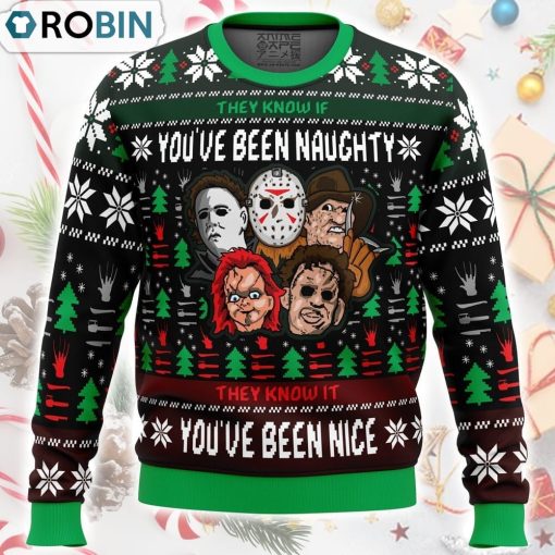 An Ugly Slasher Horror Movie Ugly Christmas Sweater