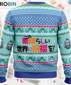 Aqua KonoSuba Ugly Christmas Sweater Aqua KonoSuba Ugly Christmas Sweater