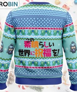 Aqua KonoSuba Ugly Christmas Sweater Aqua KonoSuba Ugly Christmas Sweater