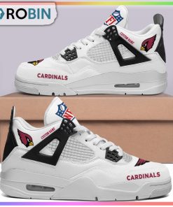 Arizona Cardinals NFL Personalized Air Jordan 4 Sneaker