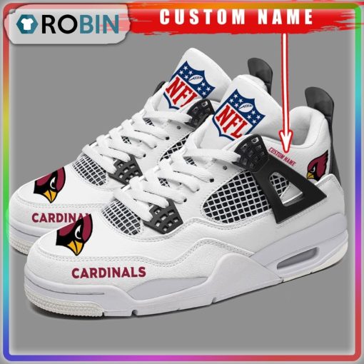 Arizona Cardinals NFL Personalized Air Jordan 4 Sneaker